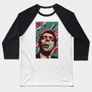 Rowan Atkinson Geometric Art Baseball T-Shirt